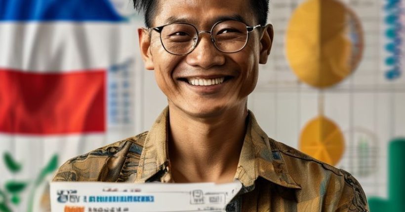{"prompt":"Photorealistic image of a smiling Thai person joyfully receiving a tax refund check, with a subtle backdrop featuring the Thai flag and financial symbols like charts and graphs. The overall tone should be positive and encouraging, highlighting the benefits of tax refunds.","originalPrompt":"Photorealistic image of a smiling Thai person joyfully receiving a tax refund check, with a subtle backdrop featuring the Thai flag and financial symbols like charts and graphs. The overall tone should be positive and encouraging, highlighting the benefits of tax refunds.","width":1024,"height":1024,"seed":2339,"model":"sana","enhance":false,"nologo":false,"negative_prompt":"undefined","nofeed":false,"safe":false,"quality":"medium","image":[],"transparent":false,"has_nsfw_concept":false,"concept":[],"trackingData":{"actualModel":"sana","usage":{"completionImageTokens":1,"totalTokenCount":1}}}