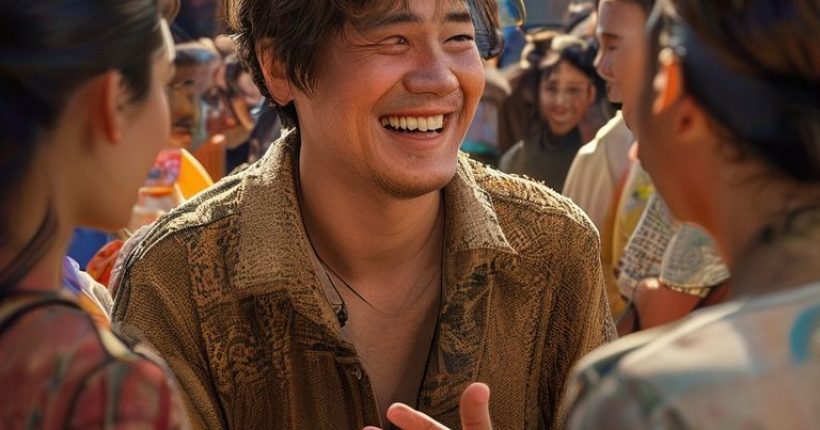 {"prompt":"Photorealistic image of a smiling ??? (foreigner) happily interacting with Thai locals in a bustling market. The foreigner is attempting to speak Thai, and the locals are responding warmly. Focus on conveying a sense of cultural exchange and the joy of learning a new language and connecting with people.","originalPrompt":"Photorealistic image of a smiling ??? (foreigner) happily interacting with Thai locals in a bustling market. The foreigner is attempting to speak Thai, and the locals are responding warmly. Focus on conveying a sense of cultural exchange and the joy of learning a new language and connecting with people.","width":1024,"height":1024,"seed":9620,"model":"sana","enhance":false,"nologo":false,"negative_prompt":"undefined","nofeed":false,"safe":false,"quality":"medium","image":[],"transparent":false,"has_nsfw_concept":false,"concept":[],"trackingData":{"actualModel":"sana","usage":{"completionImageTokens":1,"totalTokenCount":1}}}