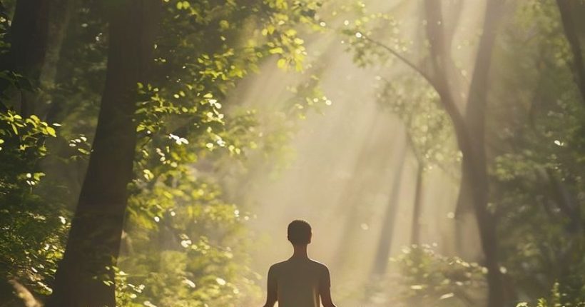 {"prompt":"A person meditating peacefully in a serene natural setting, sunlight gently filtering through the trees, symbolizing stress relief and mental well-being. Soft, calming colors and a hopeful atmosphere. Photorealistic.","originalPrompt":"A person meditating peacefully in a serene natural setting, sunlight gently filtering through the trees, symbolizing stress relief and mental well-being. Soft, calming colors and a hopeful atmosphere. Photorealistic.","width":1024,"height":1024,"seed":16501,"model":"sana","enhance":false,"nologo":false,"negative_prompt":"undefined","nofeed":false,"safe":false,"quality":"medium","image":[],"transparent":false,"has_nsfw_concept":false,"concept":[],"trackingData":{"actualModel":"sana","usage":{"completionImageTokens":1,"totalTokenCount":1}}}